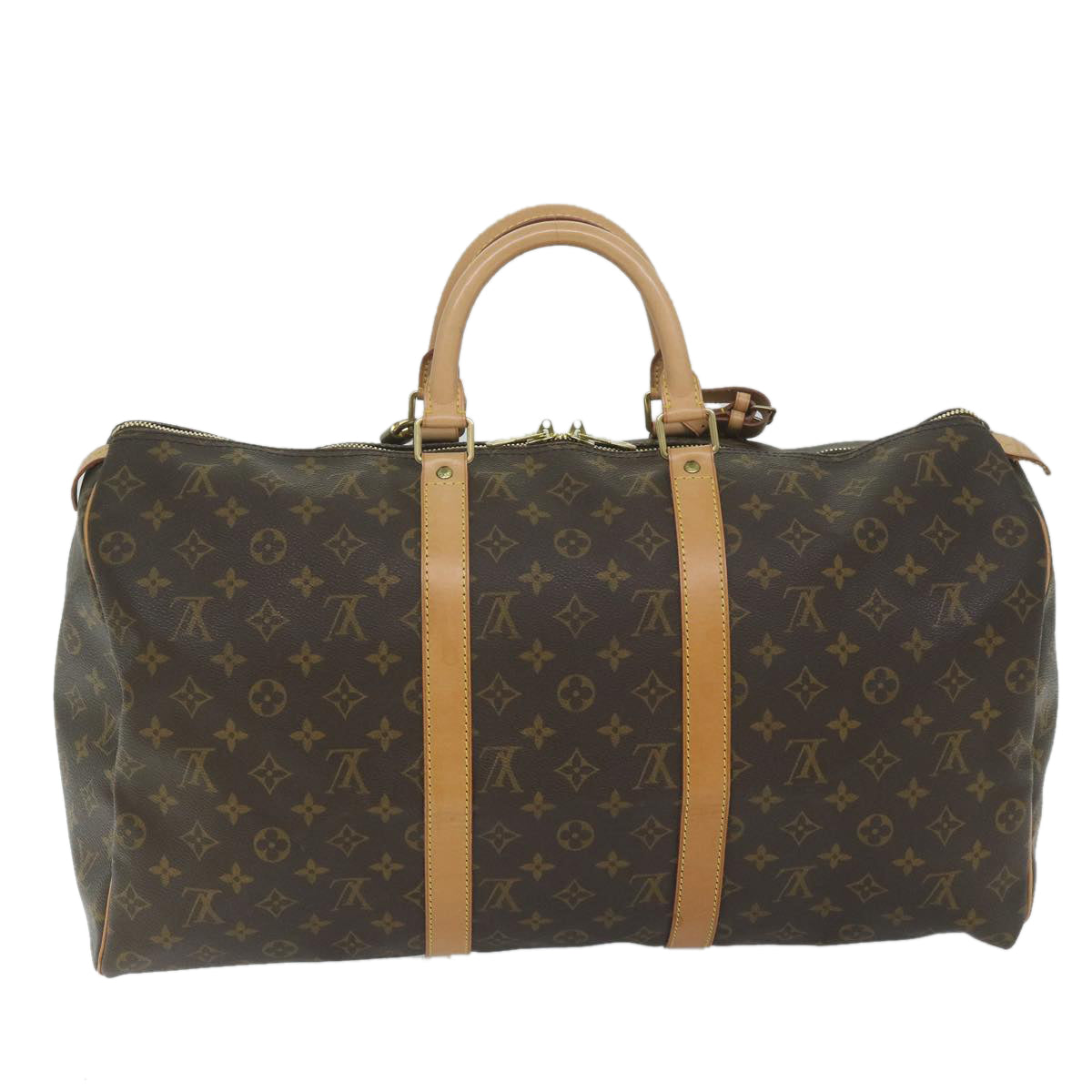 Louis Vuitton Keepall 50  Canvas Travel Bag ()
