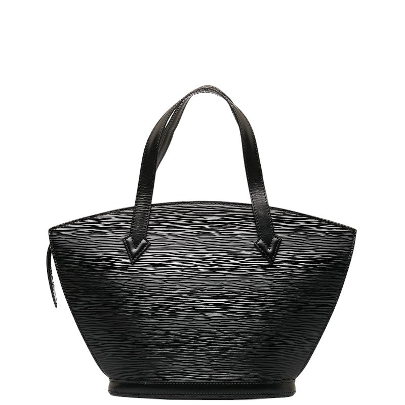 Louis Vuitton Epi Sanjack Handbag M52272 Noneir Black Leather  Louis Vuitton