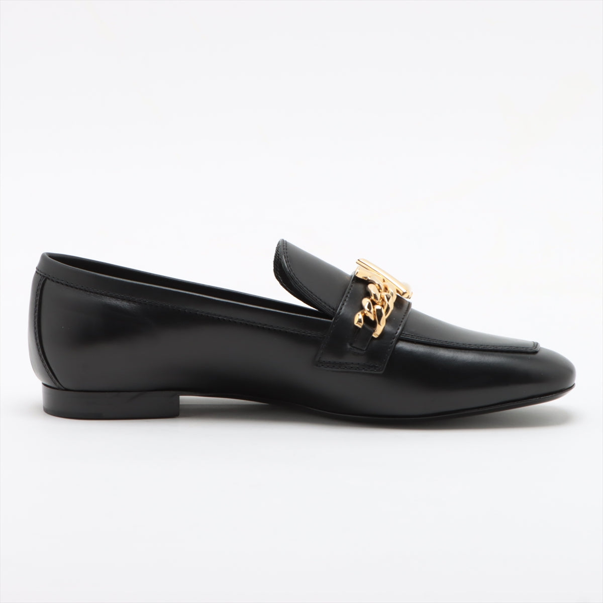 Louis Vuitton Leather Shoes Men's Size 35 1/2 Black SC0178