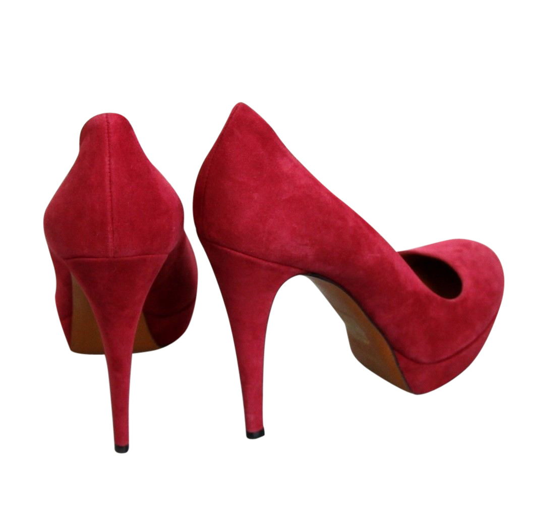 Gucci Women's Suede Platform Pump Shoes