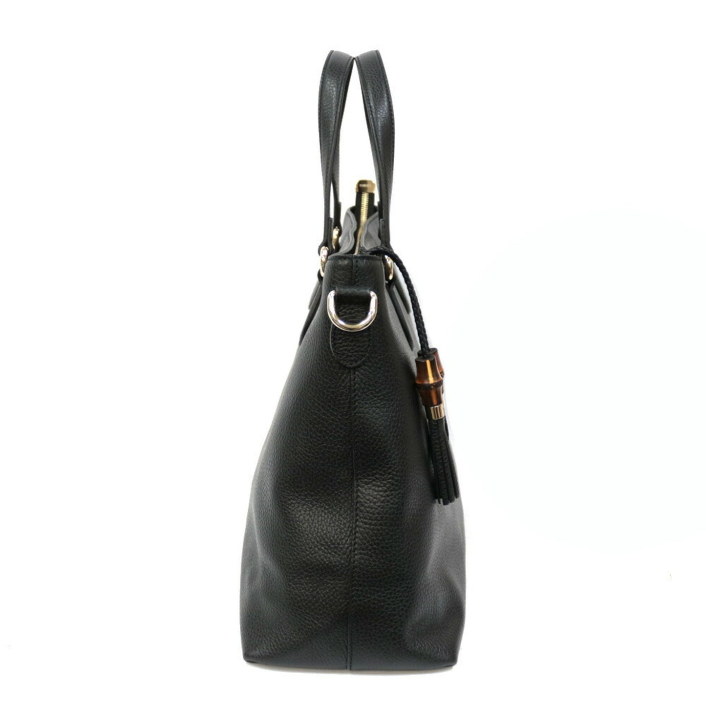 Gucci Bamboo  Leather Shopper Bag ()