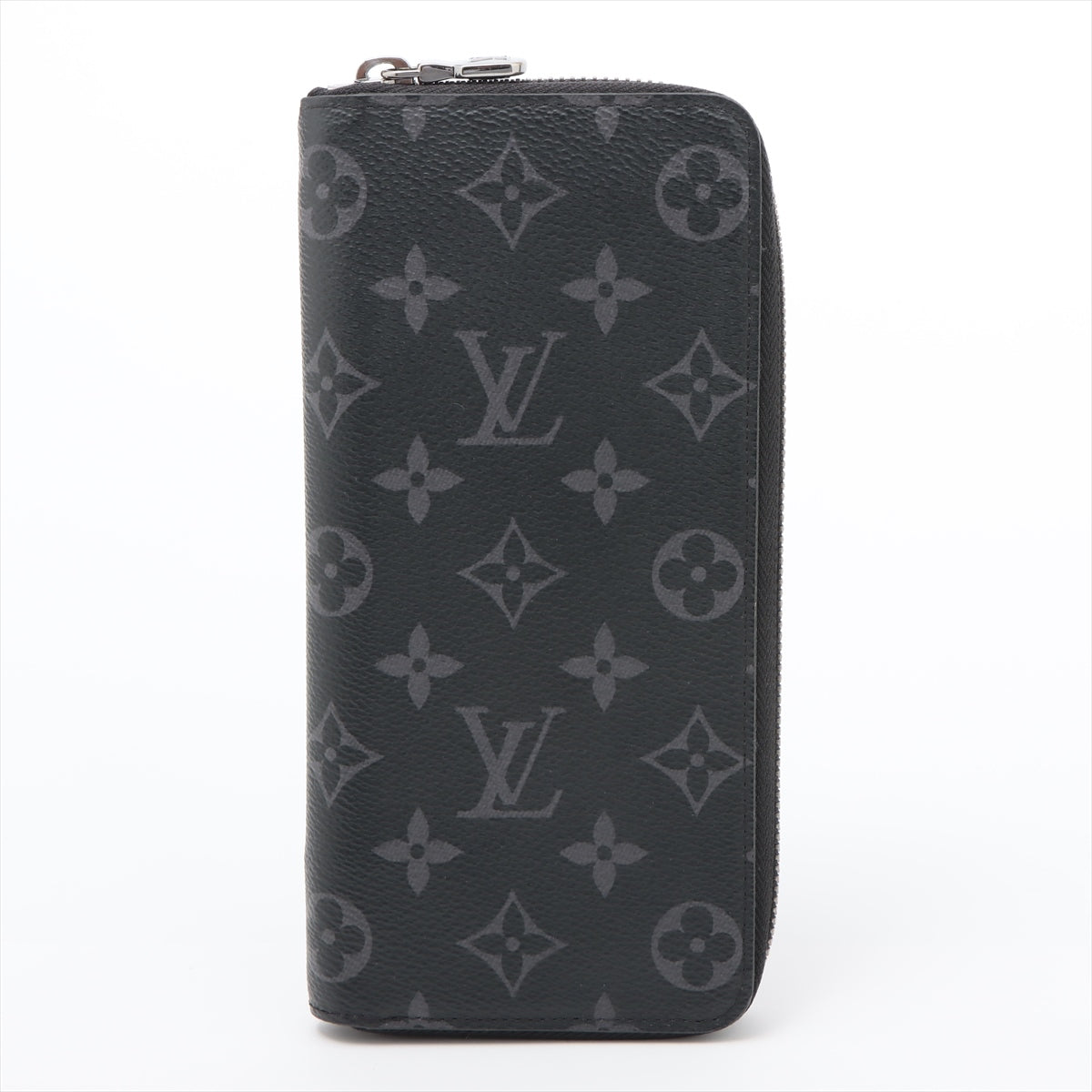 Louis Vuitton Monogram Zippie Wallet Vertical M62295 Black Round Zip Wallet