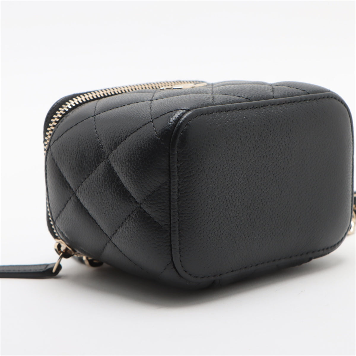 Chanel Matrasse Caviar S Chain Shoulder Bag Vanity Black G  31st