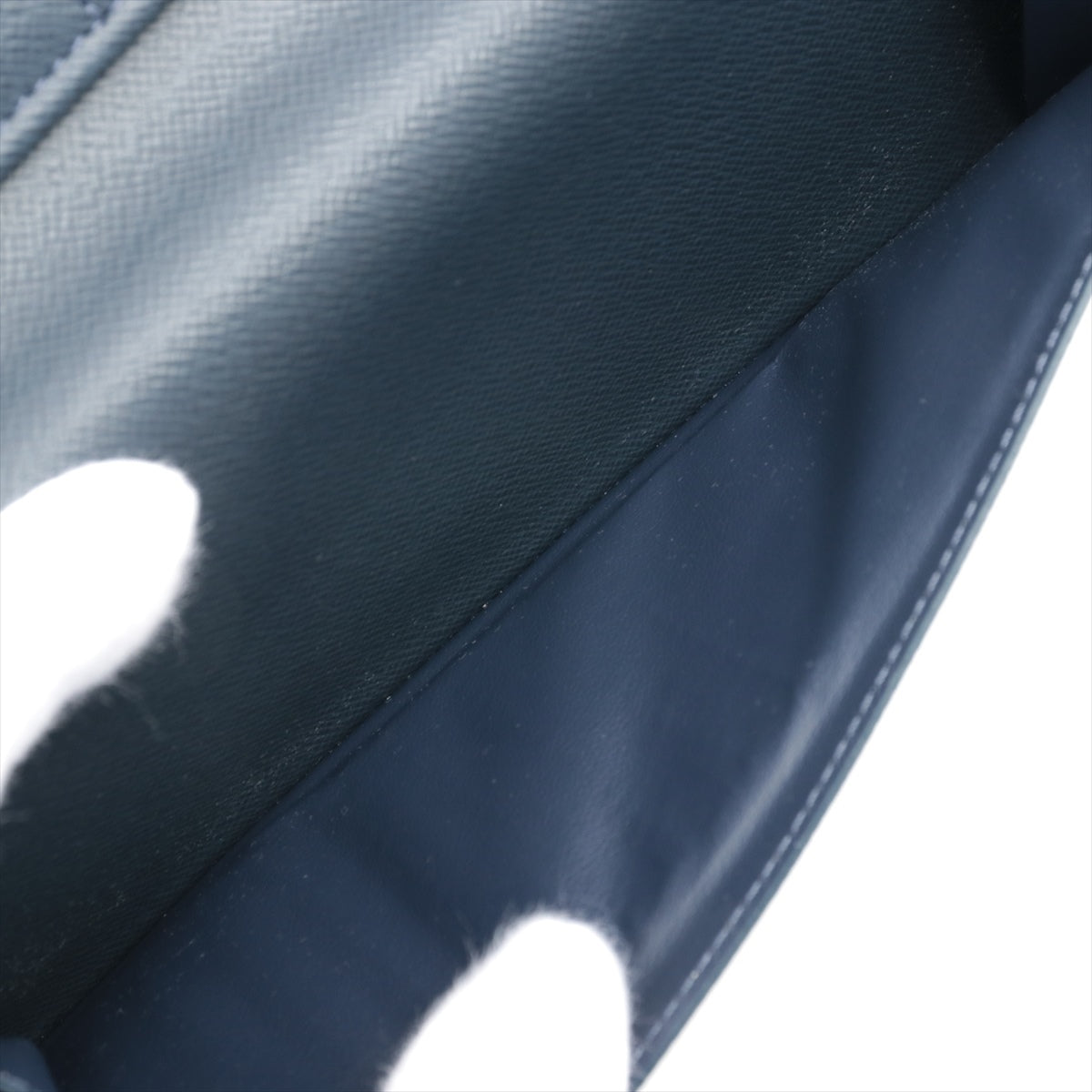 Louis Vuitton Taiga Zippy Vertical M30510 Navy Wallet