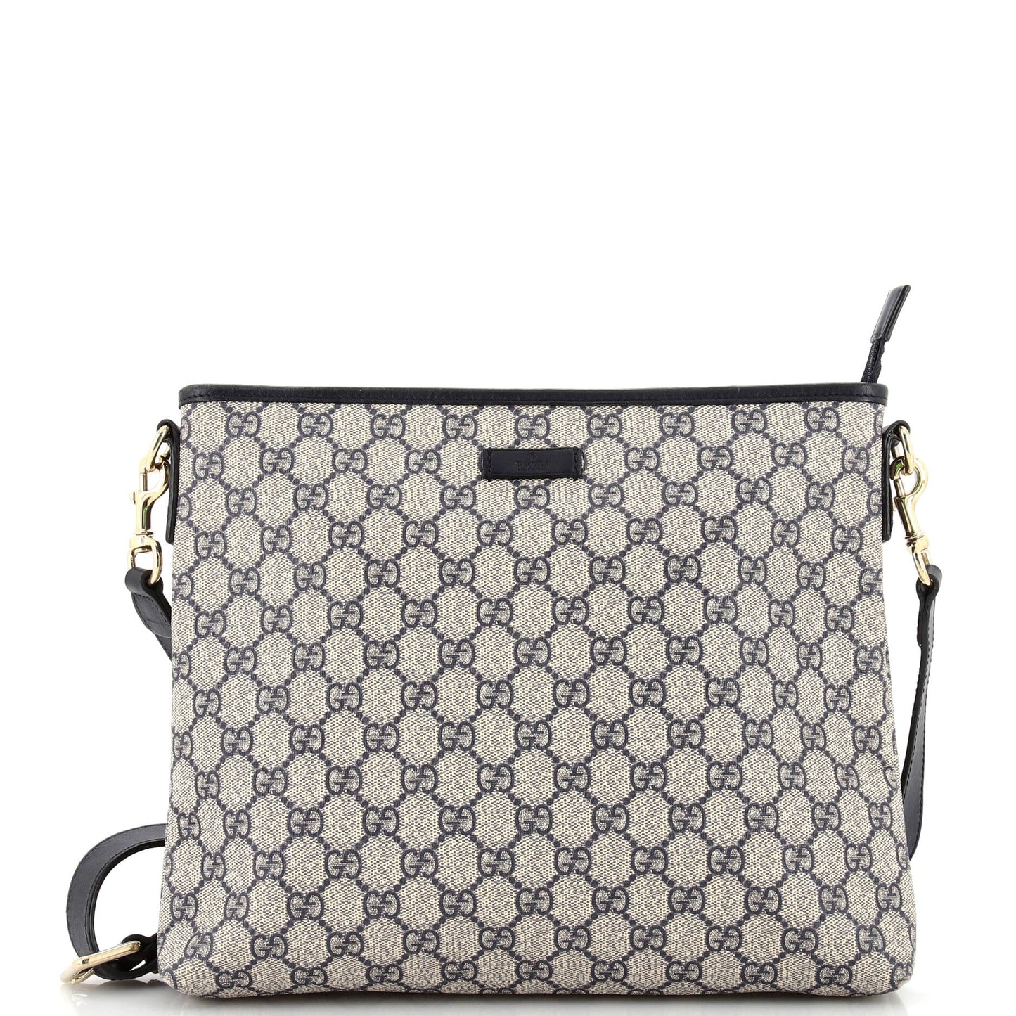 Luxury Gucci Trending 2025 Zip Top Messenger Bag GG Coated Canvas Medium