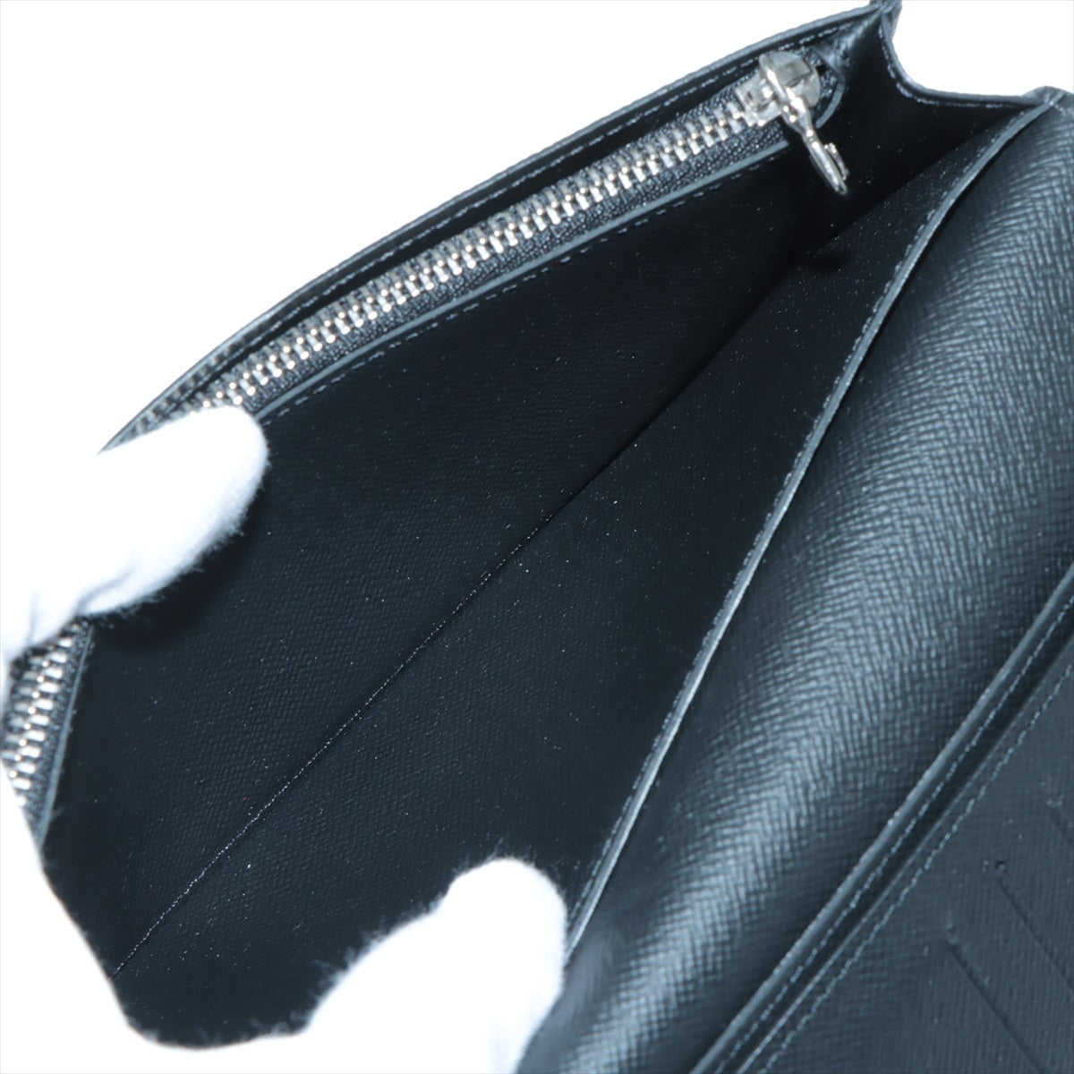 Louis Vuitton Taiga Portfolio Braza M30501 Noneir Long  Reaction Wallet