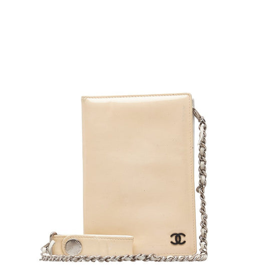 Chanel Coco Card Box Card Her Beige Patent Leather  Chanel