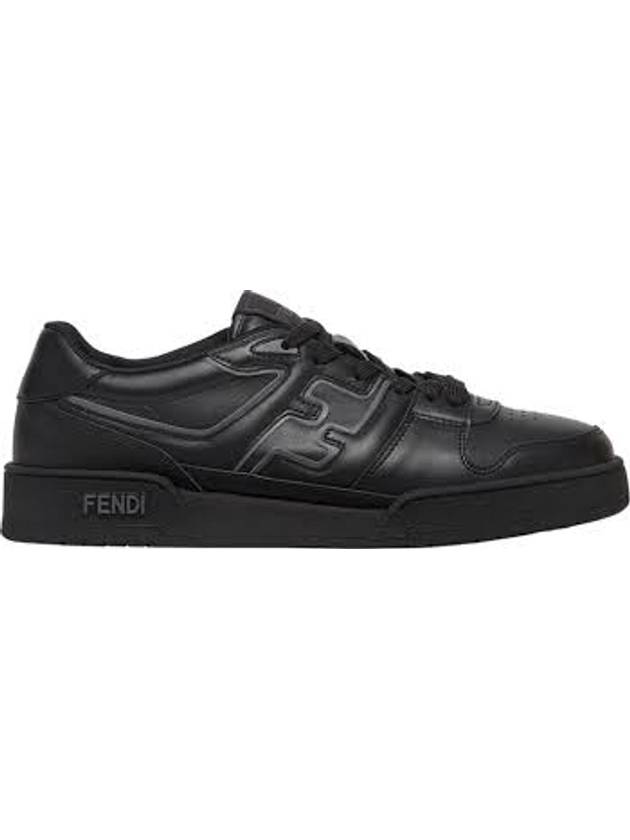 Luxury Fendi Match Low Top Sneakers Black