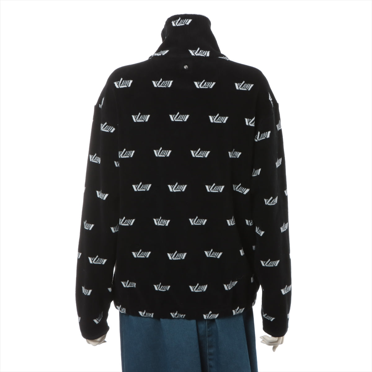 Louis Vuitton 22SS Cotton X Lion Bronze XS  Black X White RW221W Foods Removed