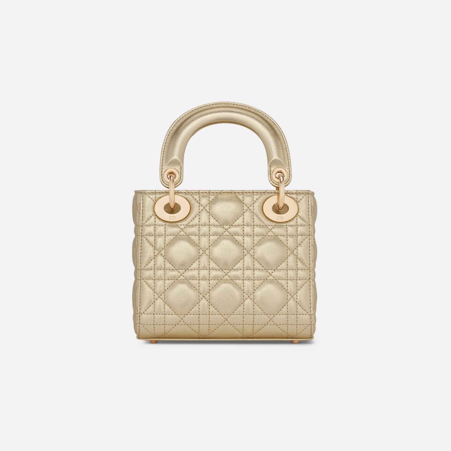 Mini Lady Luxury Dior Bag Metallic Gold-Tone