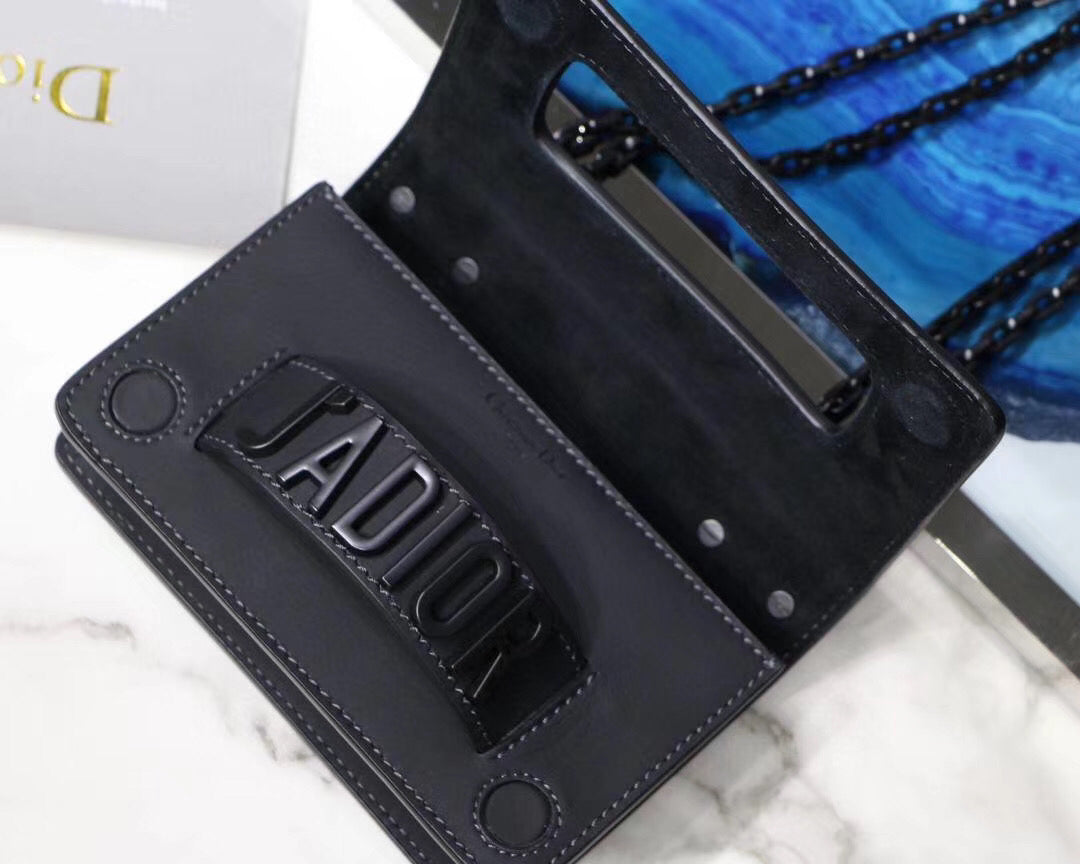 Luxury DiorMini J'ALuxury DiorBag In Black Ultra Matte Calfskin