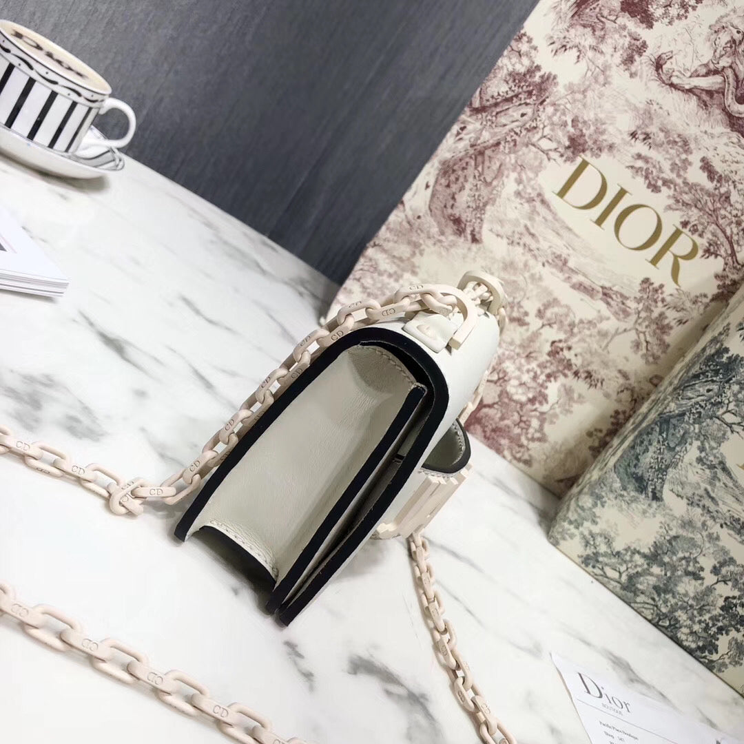 Luxury DiorMini J'ALuxury DiorBag In White Ultra Matte Calfskin