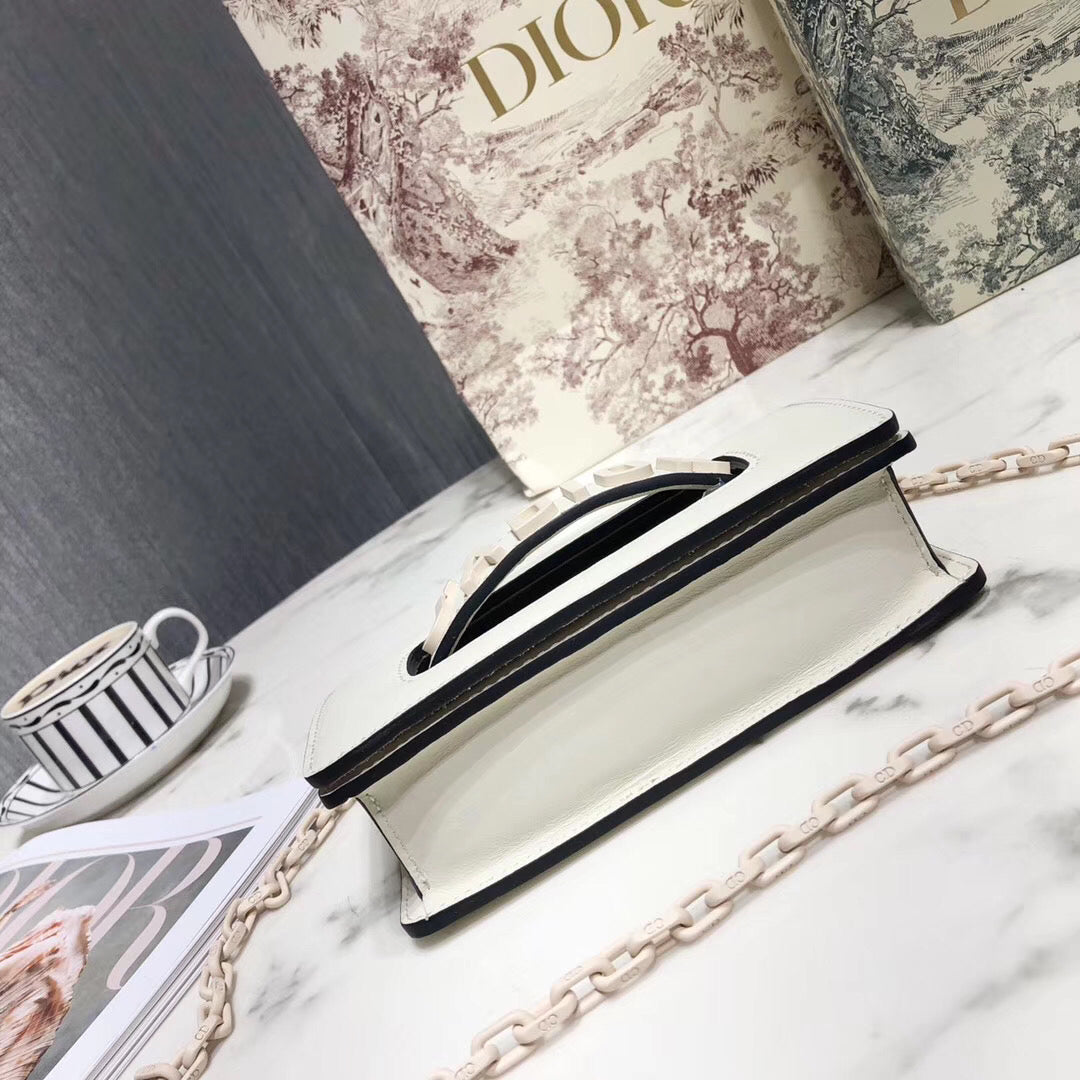 Luxury DiorMini J'ALuxury DiorBag In White Ultra Matte Calfskin