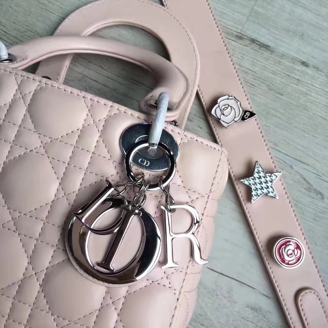 Luxury DiorMy Lady Luxury DiorBag In Pink Lambskin
