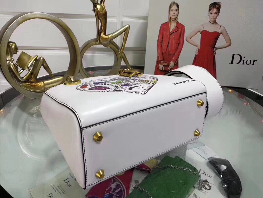Luxury DiorMedium Lady Luxury DiorBag In Niki De Saint Phalle Print Heart