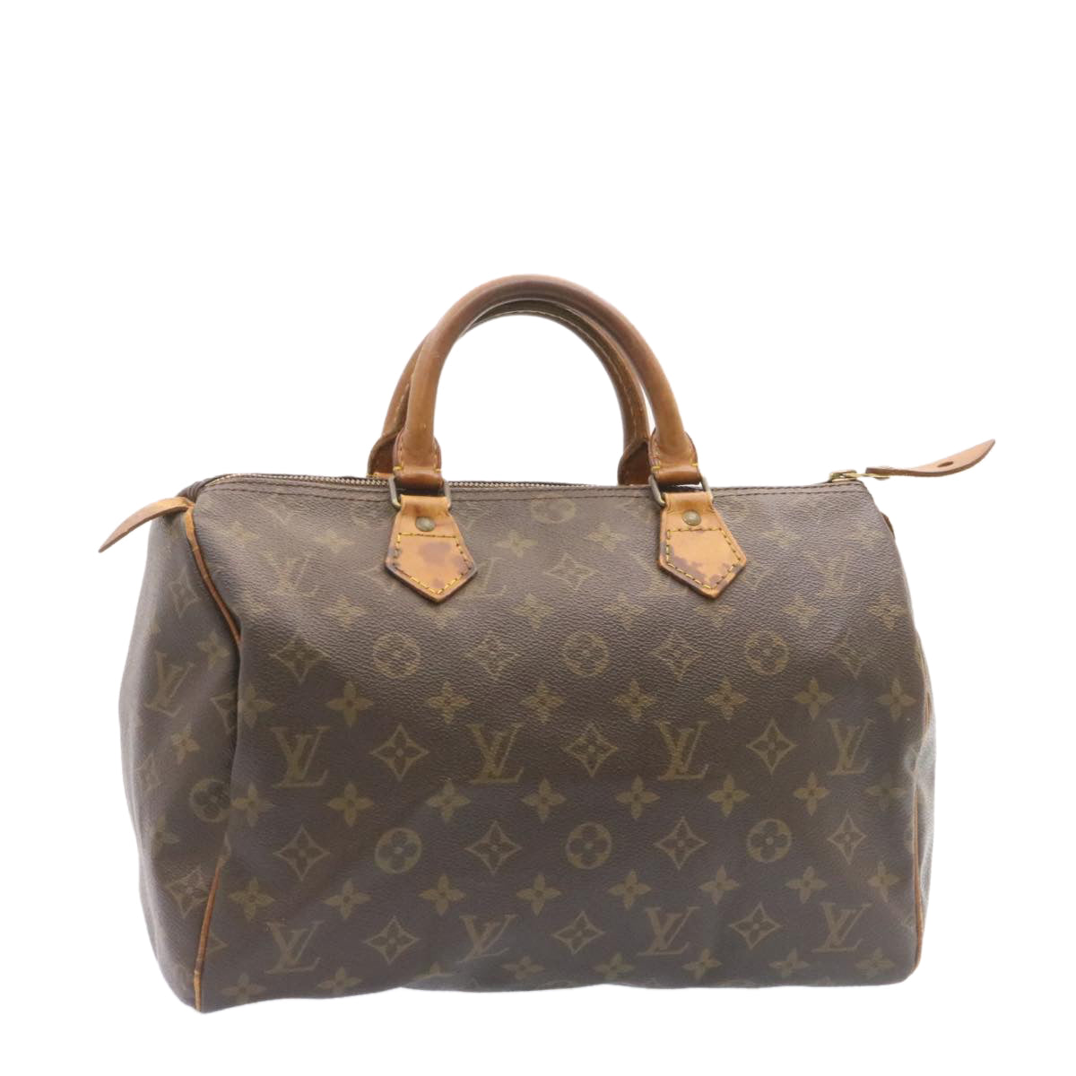 LOUIS VUITTON Monogram Speedy 35 Hand Bag M41524 LV ds047