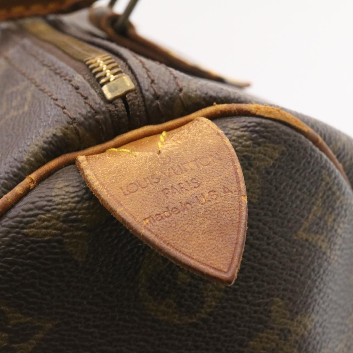 LOUIS VUITTON Monogram Speedy 35 Hand Bag M41524 LV ds047