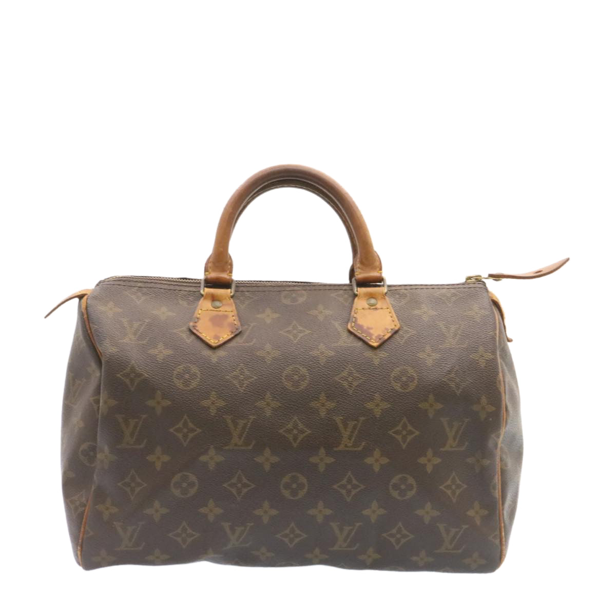LOUIS VUITTON Monogram Speedy 35 Hand Bag M41524 LV ds047