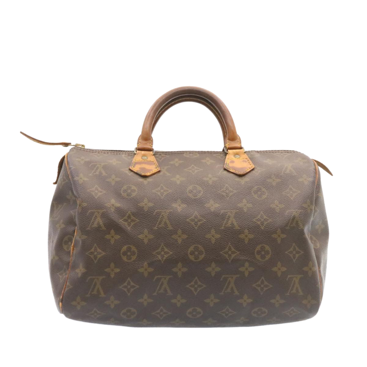 LOUIS VUITTON Monogram Speedy 35 Hand Bag M41524 LV ds047
