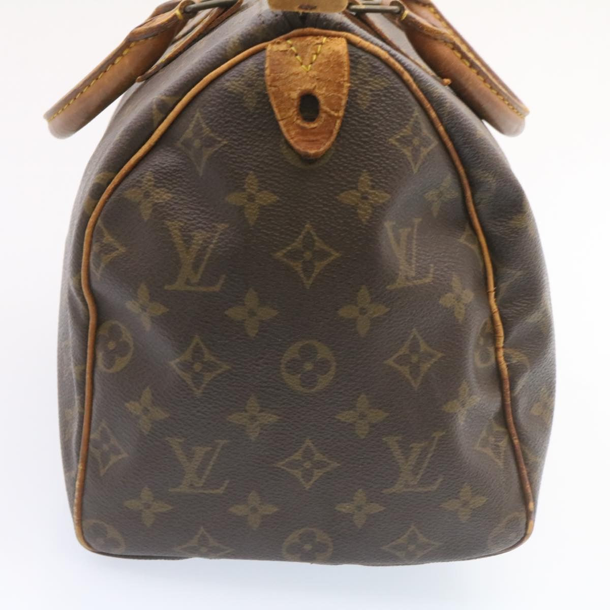 LOUIS VUITTON Monogram Speedy 35 Hand Bag M41524 LV ds047