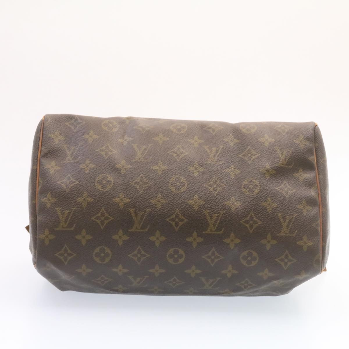 LOUIS VUITTON Monogram Speedy 35 Hand Bag M41524 LV ds047