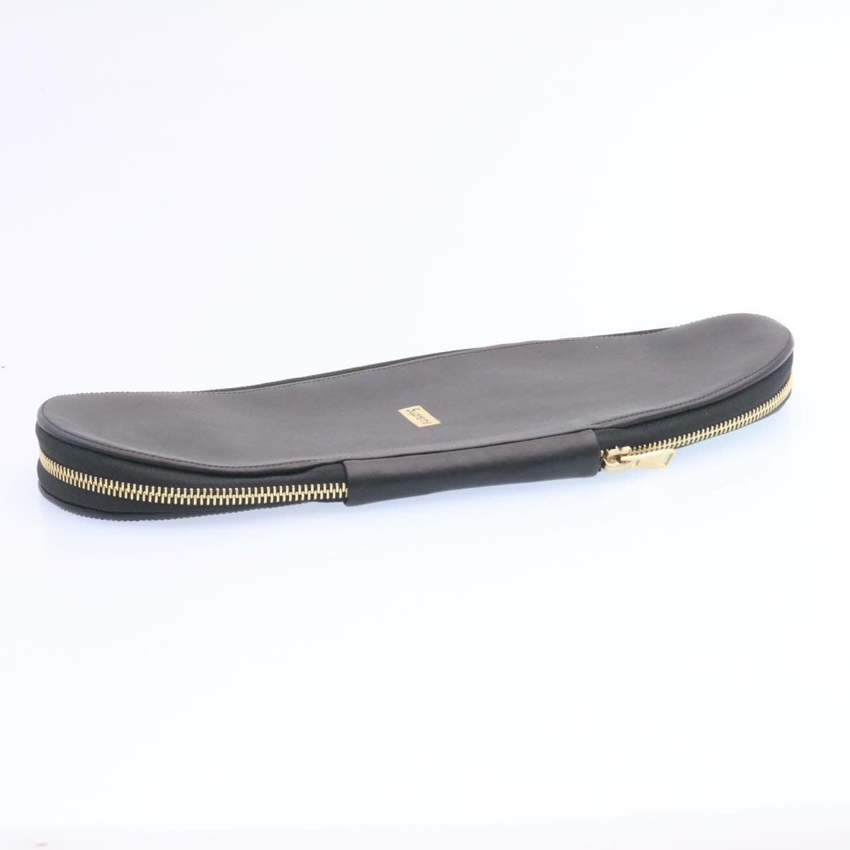 LOUIS VUITTON Supreme Slipper Cover Leather Black LV ds070
