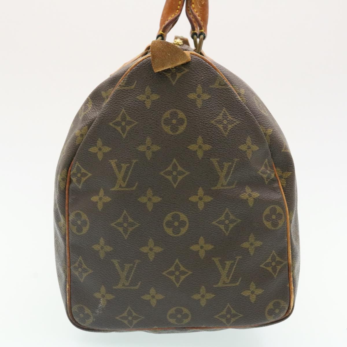 LOUIS VUITTON Monogram Speedy 35 Hand Bag M41524 LV ds129