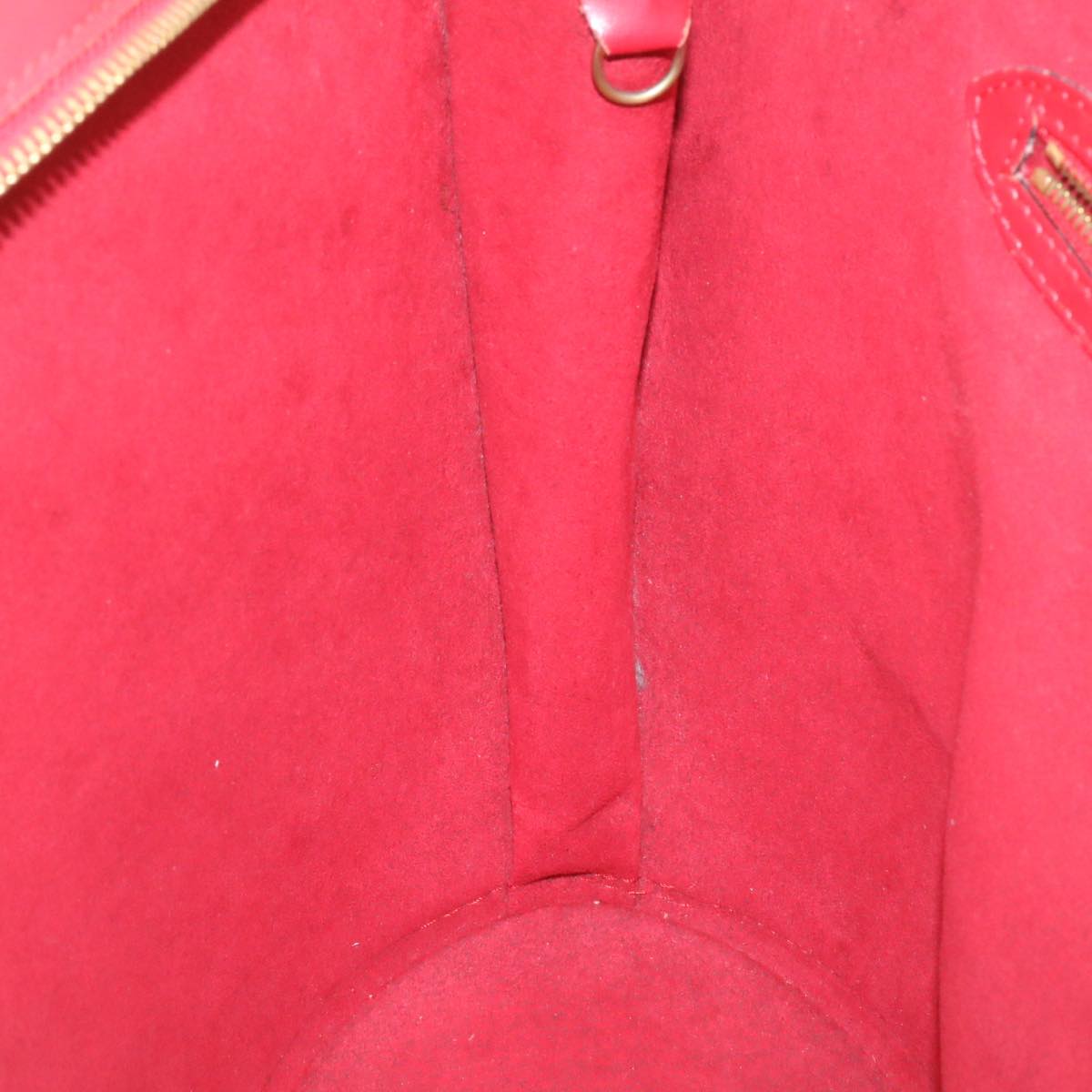 LOUIS VUITTON Epi Sac shopping Tote Bag Red M52267 LV ds176