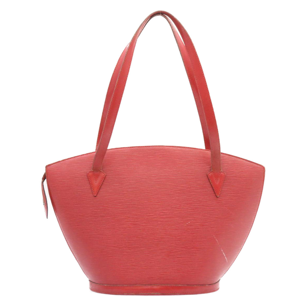 LOUIS VUITTON Epi Sac shopping Tote Bag Red M52267 LV ds176