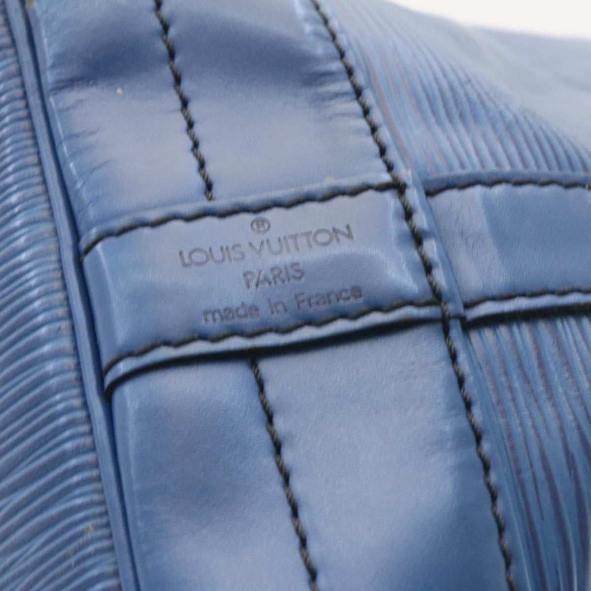 LOUIS VUITTON Epi Noe Shoulder Bag Blue M44005 LV ds217