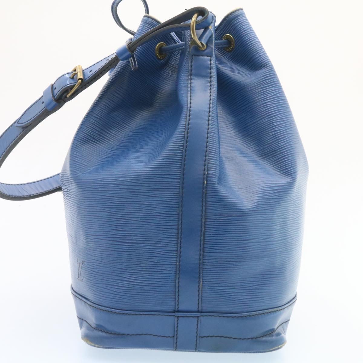 LOUIS VUITTON Epi Noe Shoulder Bag Blue M44005 LV ds217