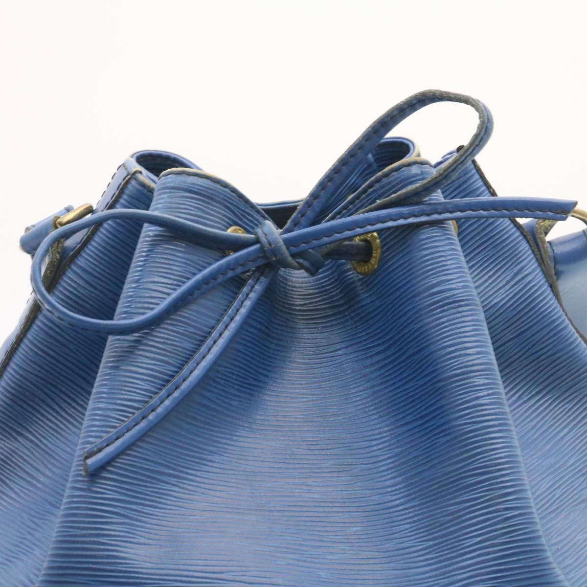 LOUIS VUITTON Epi Noe Shoulder Bag Blue M44005 LV ds217