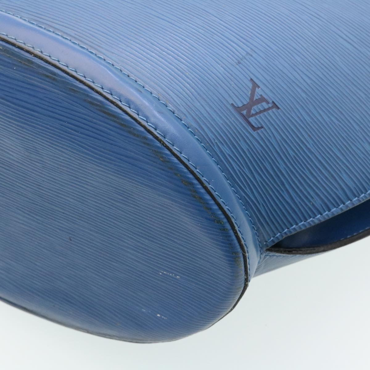 LOUIS VUITTON Epi Saint Jacques Shopping Shoulder Bag Blue M52275 ds220