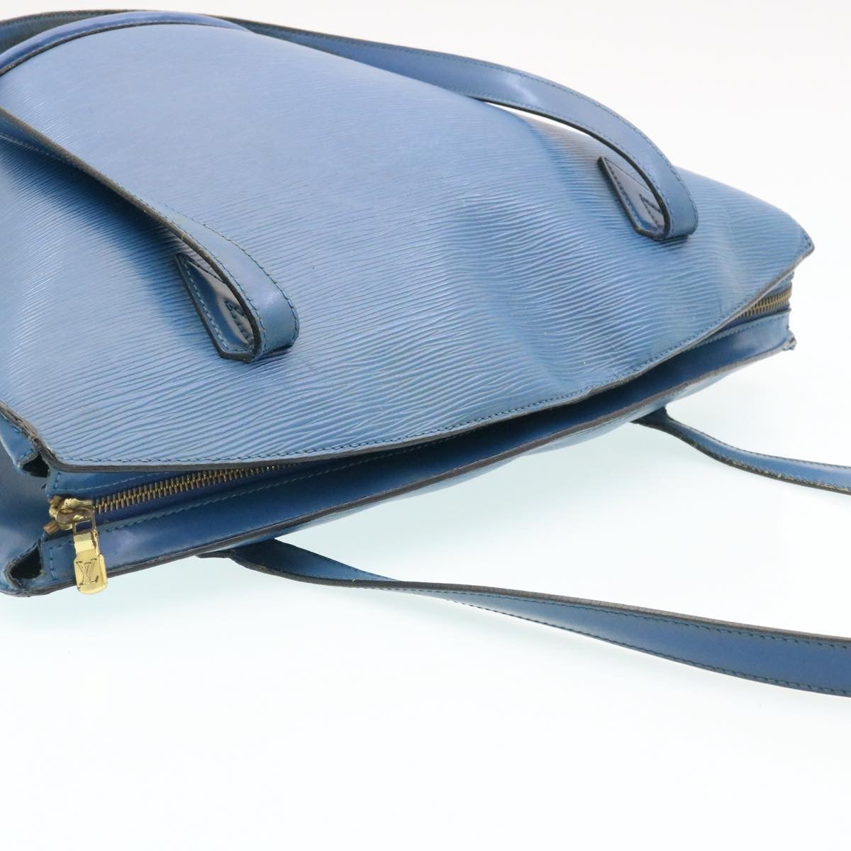 LOUIS VUITTON Epi Saint Jacques Shopping Shoulder Bag Blue M52275 ds220