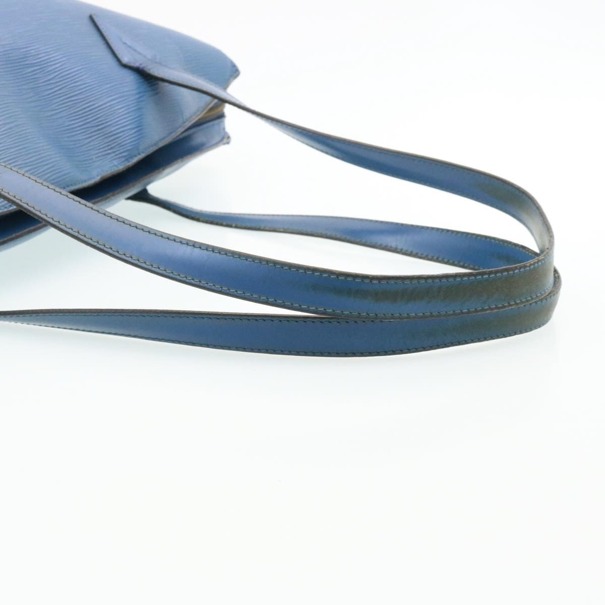 LOUIS VUITTON Epi Saint Jacques Shopping Shoulder Bag Blue M52275 ds220