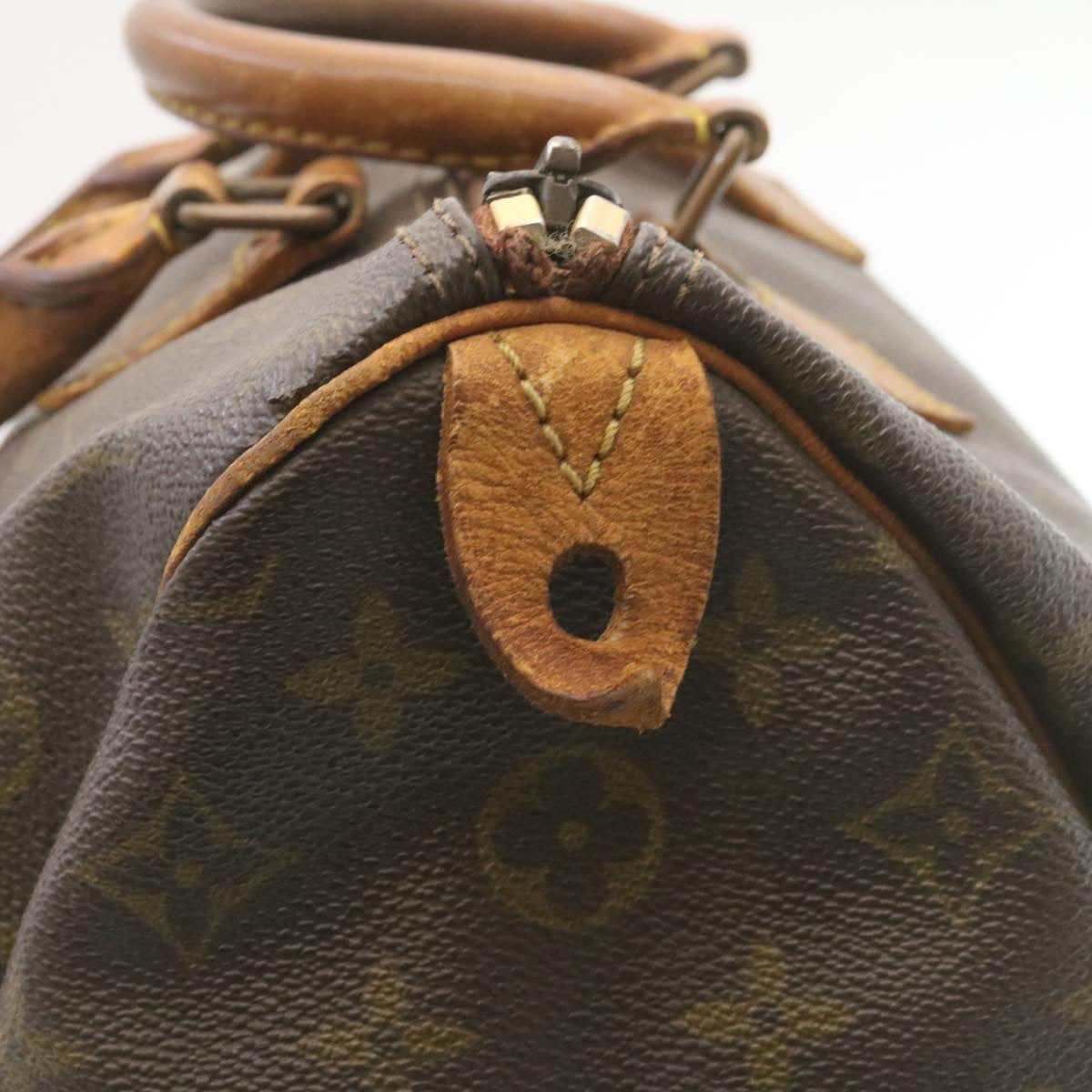 LOUIS VUITTON Monogram Speedy 35 Hand Bag M41524 LV ds280