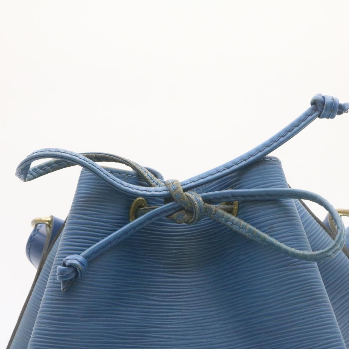 LOUIS VUITTON Epi Noe Shoulder Bag Blue M44005 LV ds289
