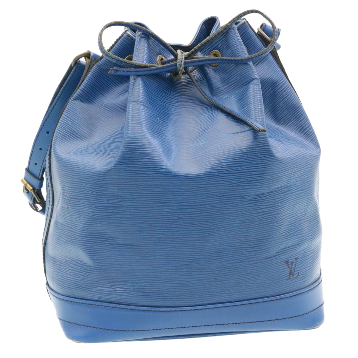 LOUIS VUITTON Epi Noe Shoulder Bag Blue M44005 LV ds338