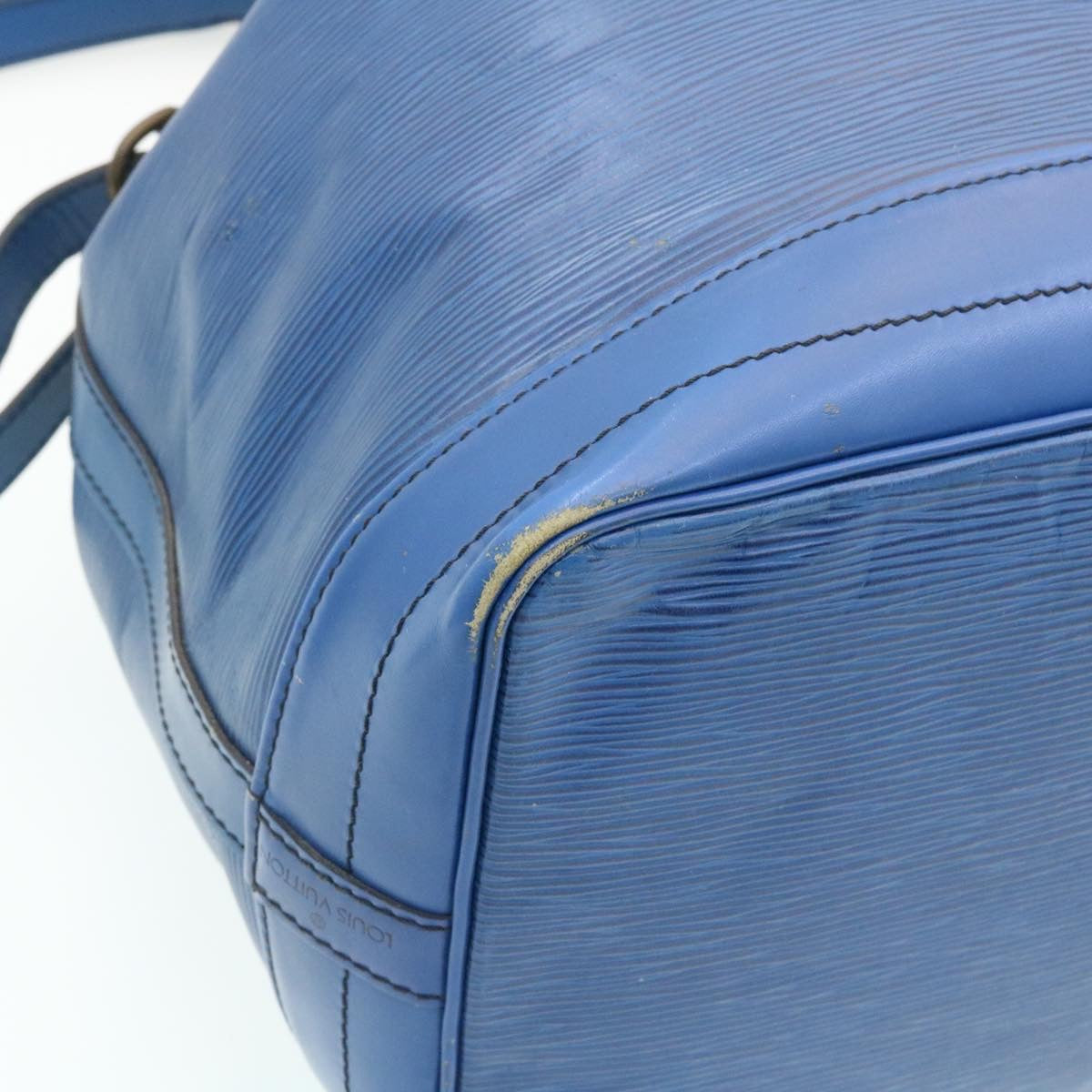 LOUIS VUITTON Epi Noe Shoulder Bag Blue M44005 LV ds338