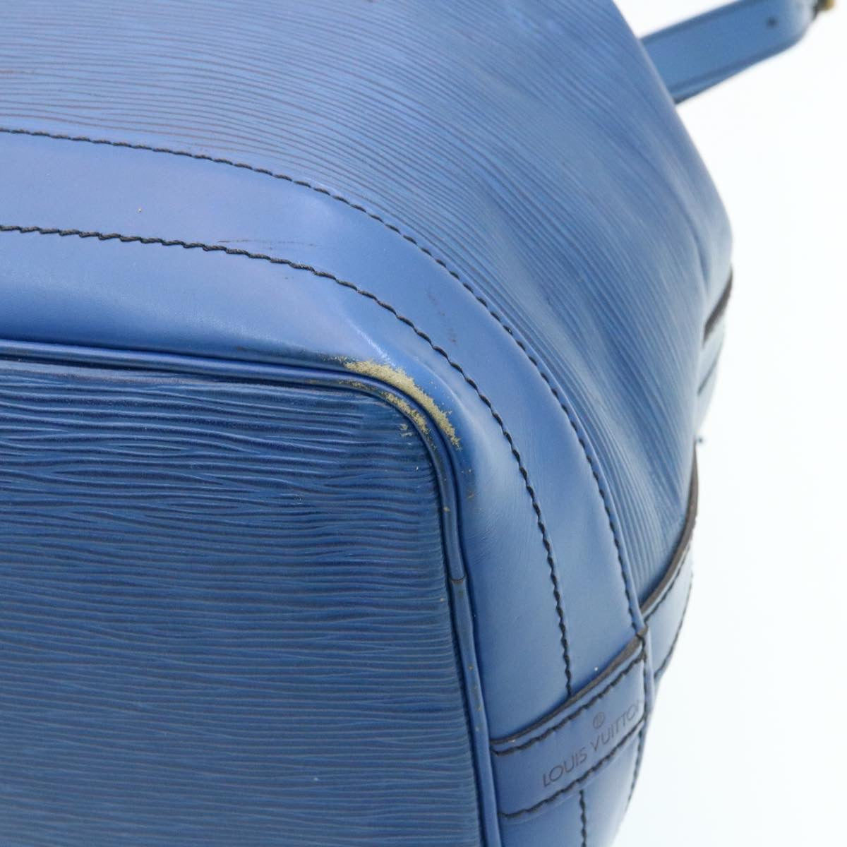 LOUIS VUITTON Epi Noe Shoulder Bag Blue M44005 LV ds338