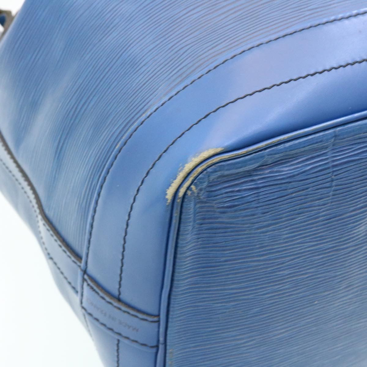 LOUIS VUITTON Epi Noe Shoulder Bag Blue M44005 LV ds338