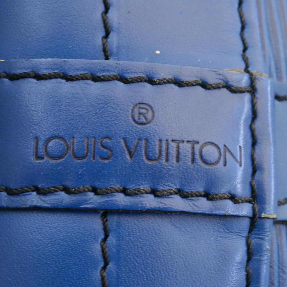 LOUIS VUITTON Epi Noe Shoulder Bag Blue M44005 LV ds338
