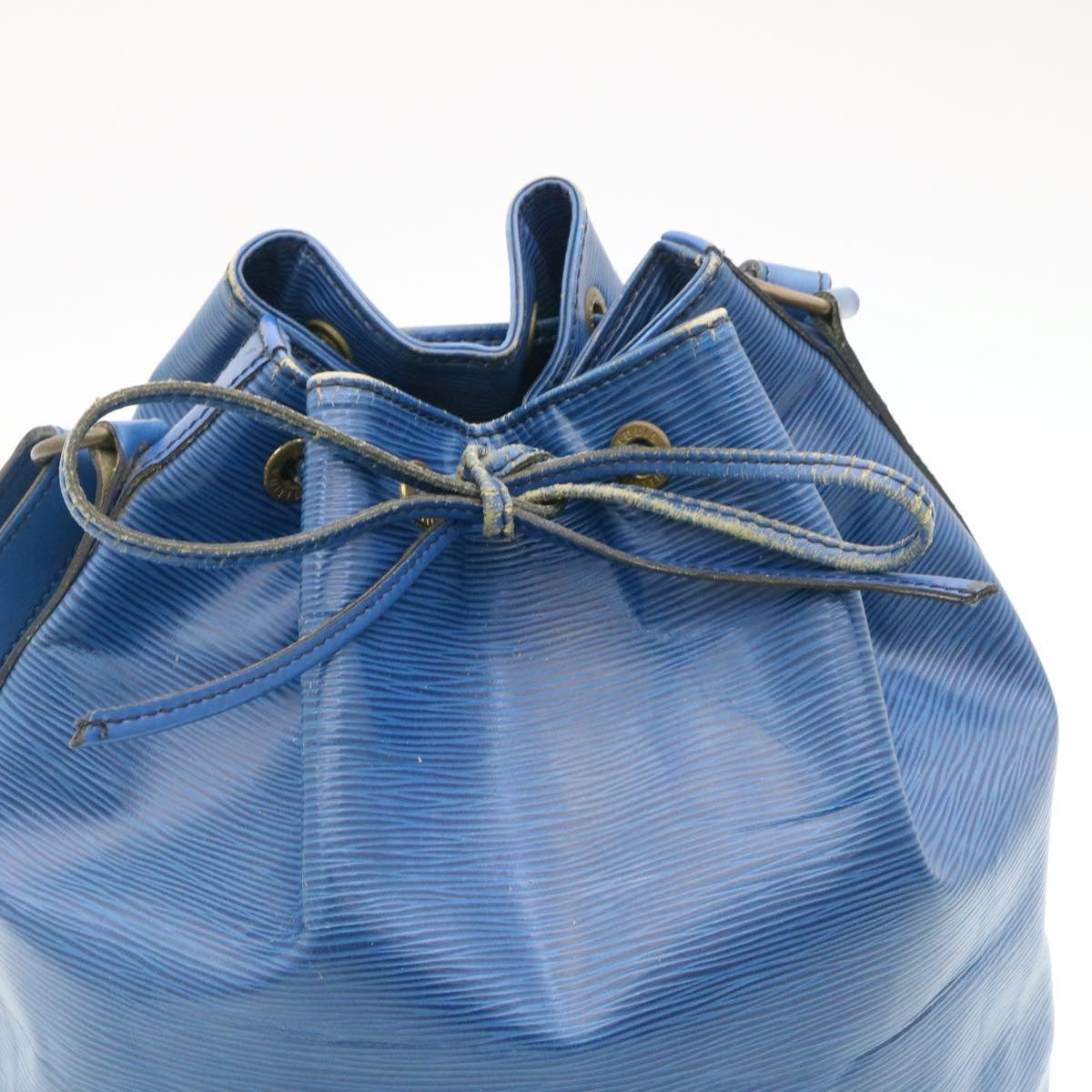 LOUIS VUITTON Epi Noe Shoulder Bag Blue M44005 LV ds338