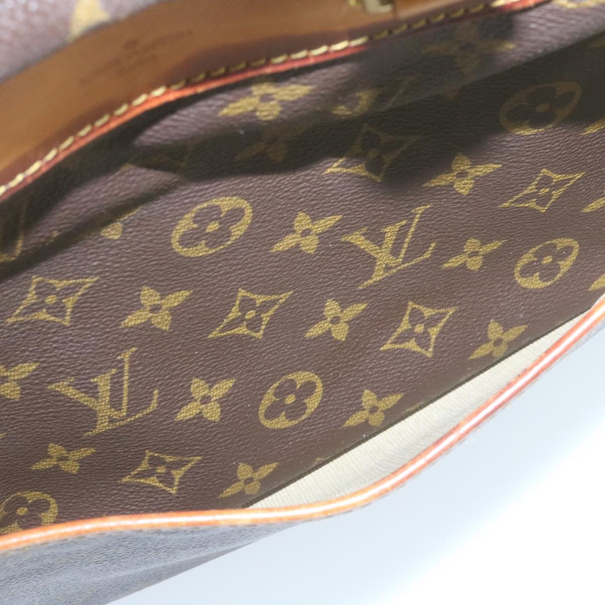LOUIS VUITTON Monogram Deauville Hand Bag M47270 LV ds376