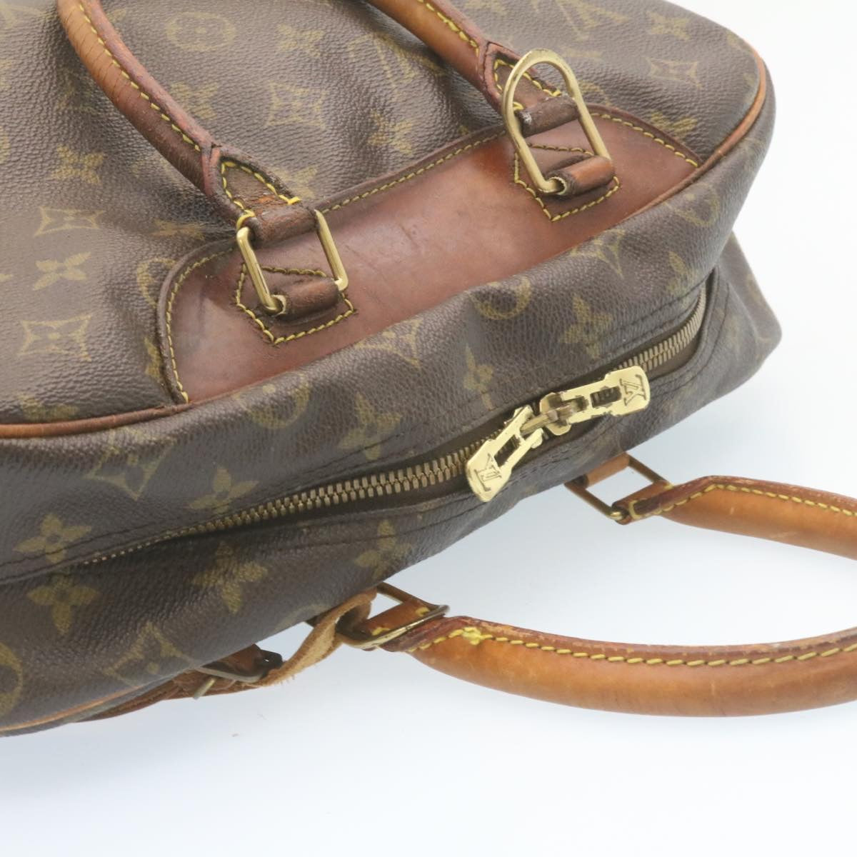 LOUIS VUITTON Monogram Deauville Hand Bag M47270 LV ds376