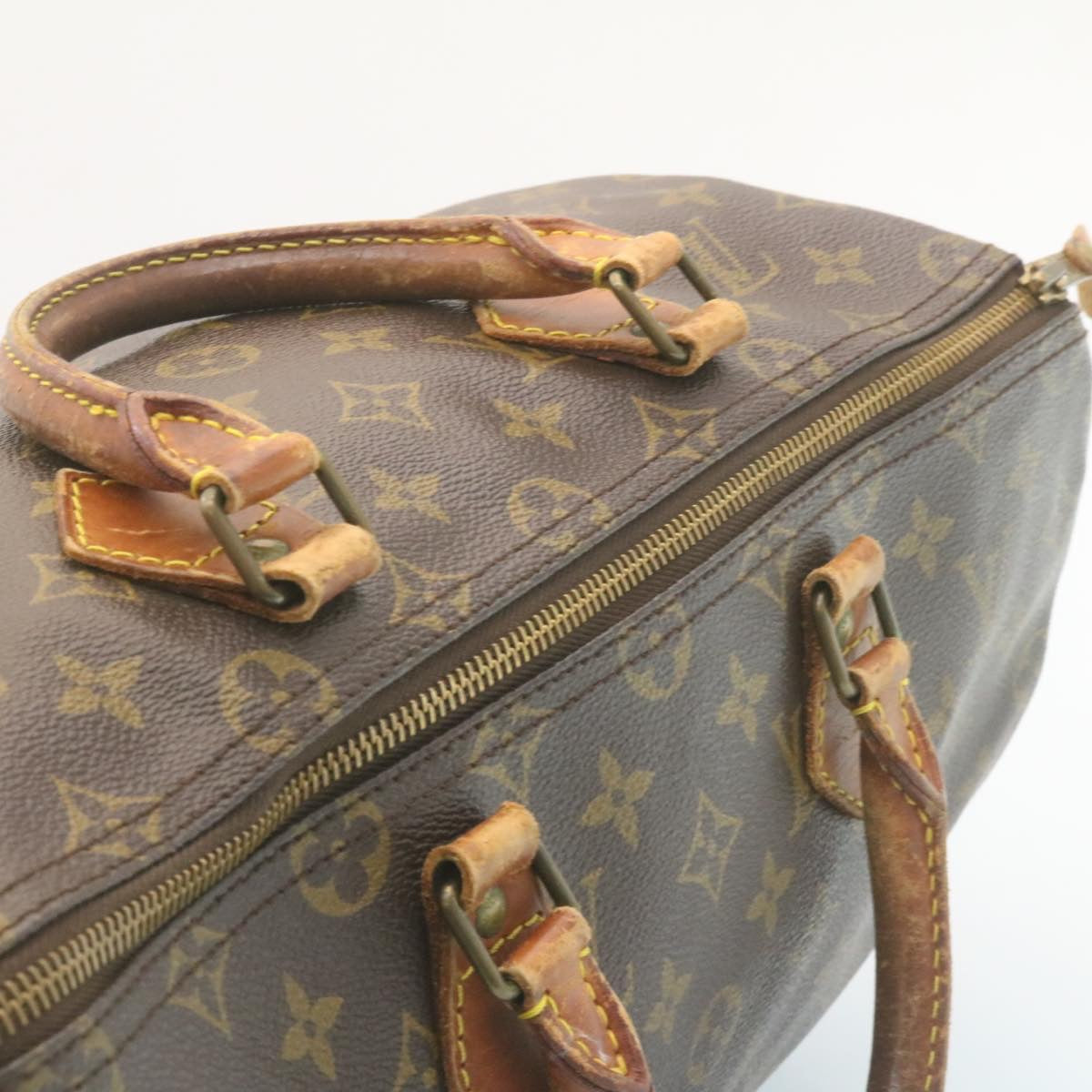 LOUIS VUITTON Monogram Speedy 35 Hand Bag M41524 LV ds377