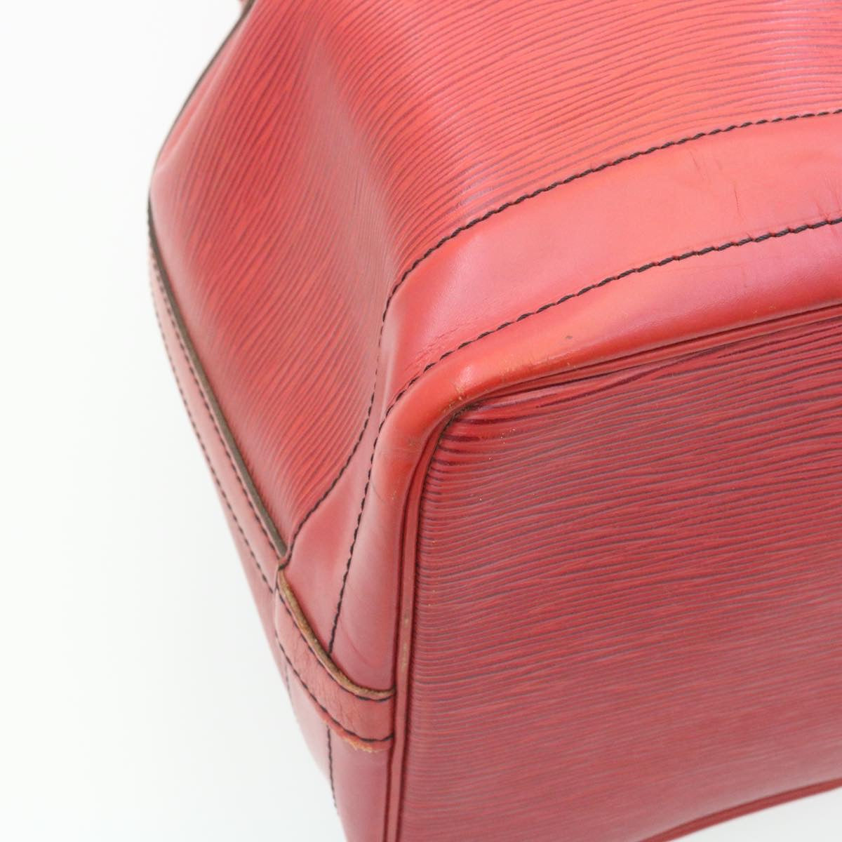 LOUIS VUITTON Epi Noe Shoulder Bag Red M44007 LV ds396