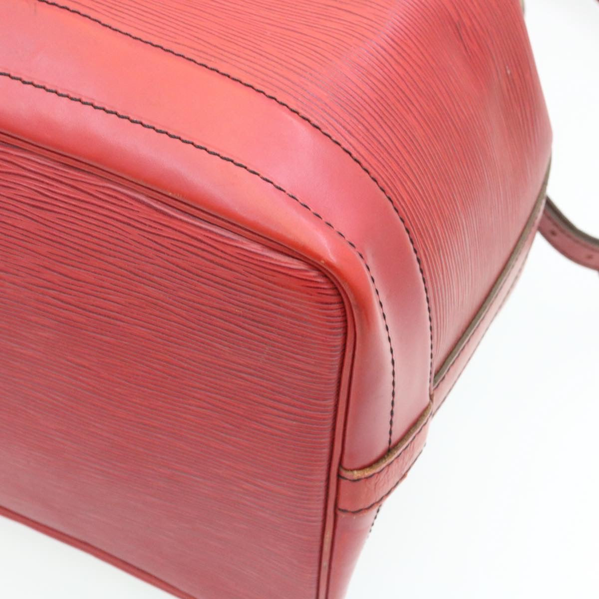 LOUIS VUITTON Epi Noe Shoulder Bag Red M44007 LV ds396