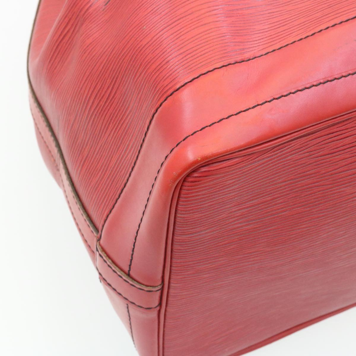 LOUIS VUITTON Epi Noe Shoulder Bag Red M44007 LV ds396