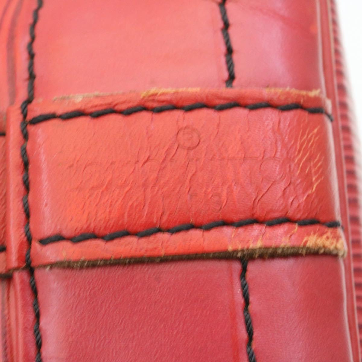 LOUIS VUITTON Epi Noe Shoulder Bag Red M44007 LV ds396